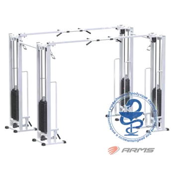 Двойной кроссовер на базе реабилитационной рамы стек 4 х 100 кг ARMS AR082.4х100