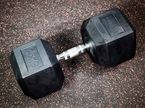 Гантель Stecter шестигранная (гексагональная) 45 кг