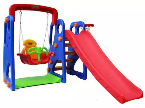 Горка Perfetto Sport PS-031 + качели Жук