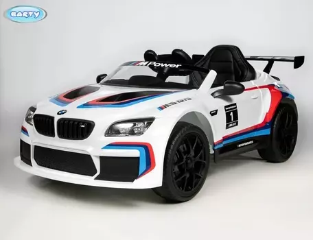 Электромобиль BARTY BMW M6 GT3 белый