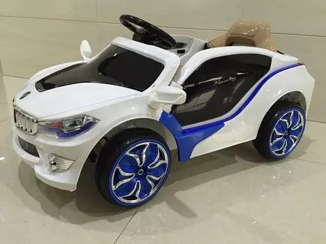 Электромобиль RiverToys BMW O002OO VIP белый