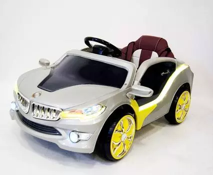 Электромобиль RiverToys BMW O002OO VIP SILVER