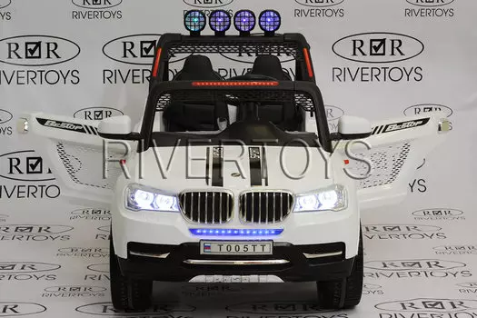 Электромобиль RiverToys BMW T005TT WHITE