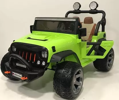Электромобиль RiverToys Jeep A004AA Green