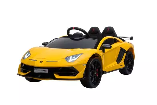 Электромобиль RiverToys LAMBORGHINI AVENDATOR SVJ - HL328 желтый