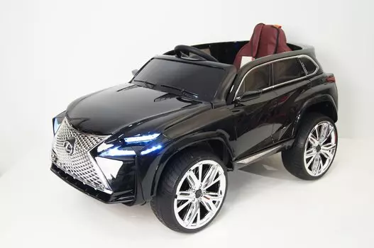 Электромобиль RiverToys Lexus Е111КХ BLACK-GLANEC