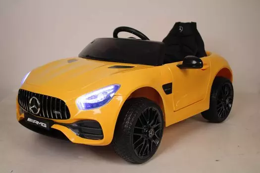 Электромобиль RiverToys MERCEDES-BENZ AMG GT O008OO желтый