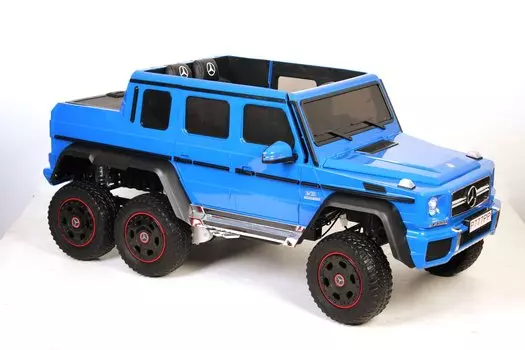 Электромобиль RiverToys Mercedes-Benz G63 AMG 4WD P777PP синий