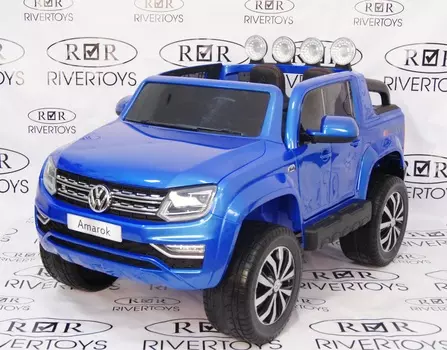 Электромобиль RiverToys VOLKSWAGEN-AMAROK-M999MM Blue