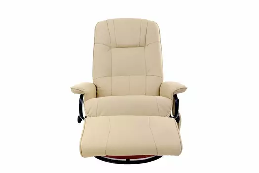 Кресло вибромассажное Calviano с подъемным пуфом и подогревом 2160