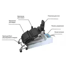 Механический восстановительный тренажер для ног TITAN LY-906