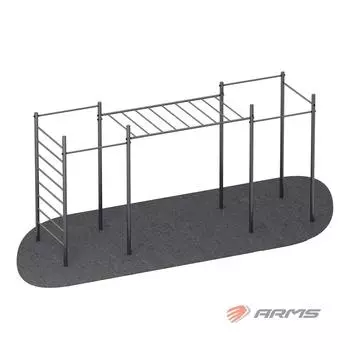 Рукоход с турниками и шведская стенка ARMS ARMS016.1