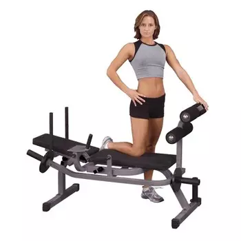 Скамья горизонтальная Body-Solid GAB100 на свободных весах