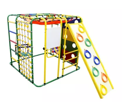 Спортивный комплекс Формула здоровья KMS Кубик У Плюс зелёный/радуга