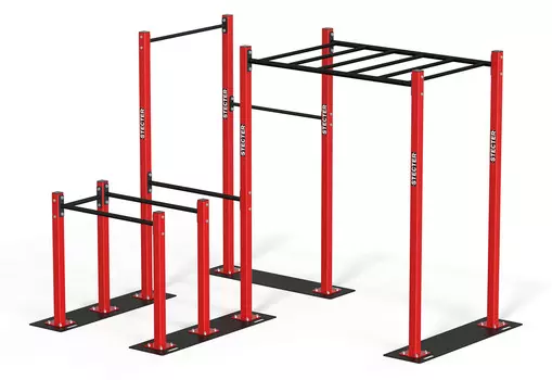 STECTER Мобильный комплекс для Воркаут "Стандарт-11"