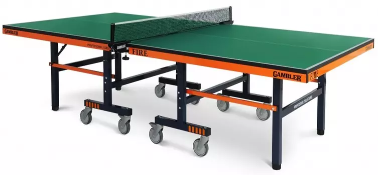 Теннисный стол Gambler FIRE зеленый