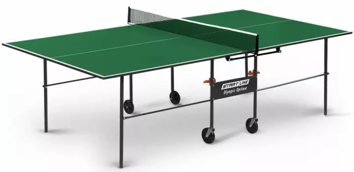 Теннисный стол Start Line Olympic Optima зеленый (с сеткой)