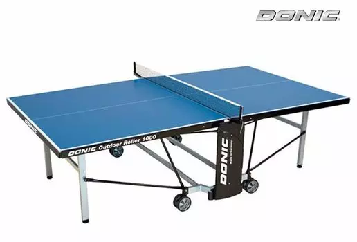 Всепогодный теннисный стол Donic Outdoor Roller 1000 синий