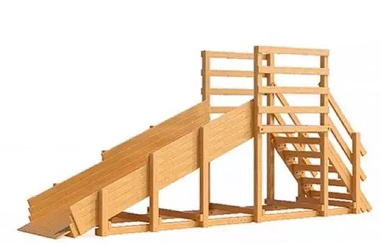 Заливная горка MoyDvor Снежинка