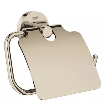 Держатель для туалетной бумаги с крышкой GROHE Essentials, никель глянец (40367BE1)