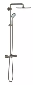 Душевая система GROHE Euphoria XXL 310 с термостатом, тёмный графит матовый (26075AL0)