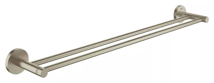 Двойной держатель для полотенца GROHE Essentials, никель матовый (40802EN1)