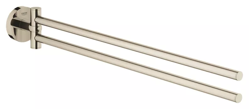 Двойной держатель для полотенца GROHE Essentials, никель глянец (40371BE1)