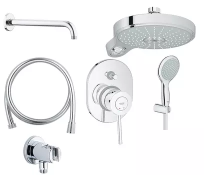 Готовый комплект для душа GROHE BauClassic (NSB0001)