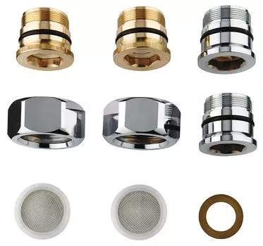 Обратное резьбовое соединение и предохранитель обратного потока GROHE (47473000)