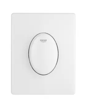 Панель смыва для унитаза GROHE Skate Air вертикальная (1 режим смыва), альпин-белый (38564SH0)