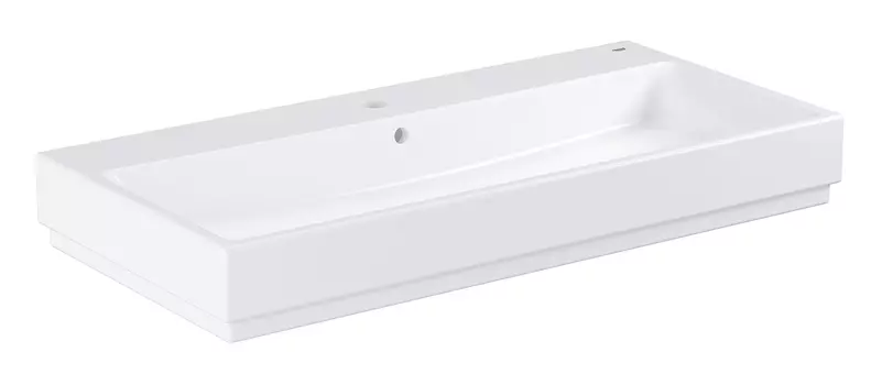 Раковина GROHE Cube Ceramic, подвесная 100 см, альпин-белый (3938600H)
