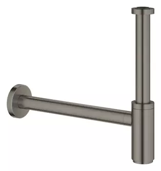 Сифон для раковины GROHE 1 1/4 дюйма из латуни, темный графит, матовый (28912AL0)