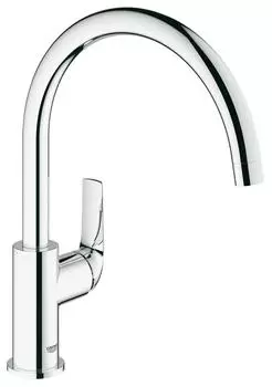 Смеситель для кухни GROHE BauCurve, высокий излив, хром (31231000)