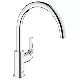 Смеситель для кухни GROHE BauCurve, высокий излив, хром (31231001)
