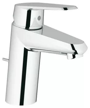 Смеситель для раковины GROHE Eurodisc Cosmopolitan с донным клапаном и низким изливом, хром (33190002)