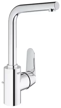 Смеситель для раковины GROHE Eurodisc Cosmopolitan с высоким изливом, хром (23054003)