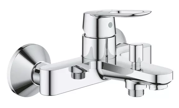 Смеситель для ванны GROHE BauLoop, настенный монтаж (23603000)