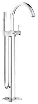 Смеситель для ванны GROHE Grandera с душевым гарнитуром, верхняя монтажная часть, напольный монтаж, хром (23318000)