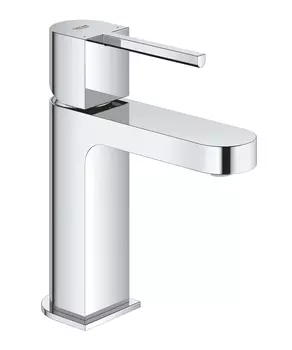 Смеситель однорычажный для раковины GROHE Plus, гладкий корпус, с нажимным сливным гарнитуром, S-Size (33163003)