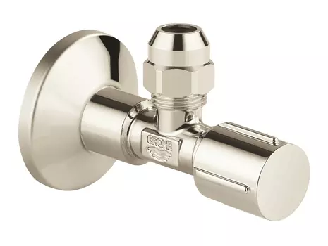 Вентиль угловой GROHE 1/2 дюйма-3/8 дюйма, 1 шт, никель, глянец (22039BE0)