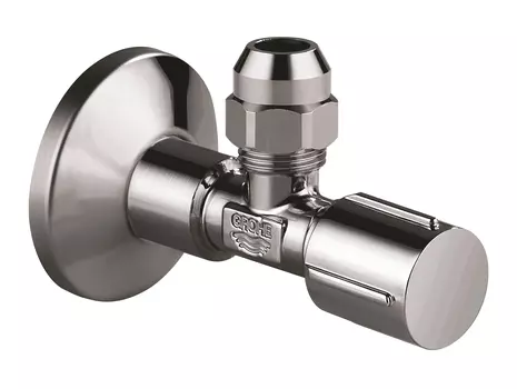 Вентиль угловой GROHE 1/2 дюйма-3/8 дюйма, 1 шт, темный графит, глянец (22039A00)