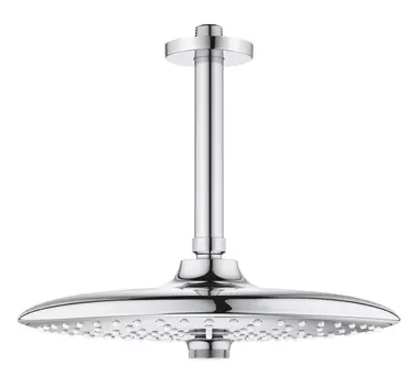 Верхний душ GROHE Euphoria 260 SmartControl с полочным душевым кронштейном 142 мм, хром (26460000)