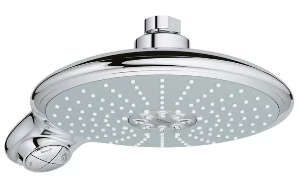 Верхний душ GROHE Power&amp;Soul, 4 режима, диаметр 190 мм, с ограничением расхода воды, хром (27767000)