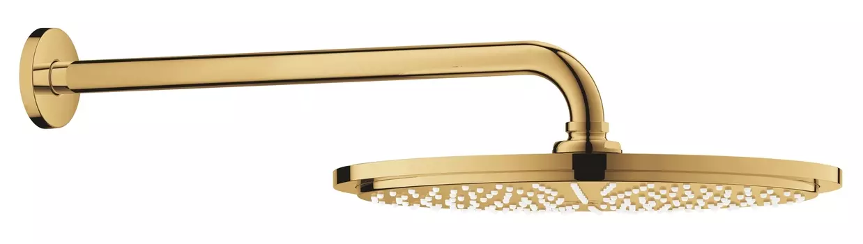 Верхний душ GROHE Rainshower с кронштейном, холодный рассвет глянец (26066GL0)