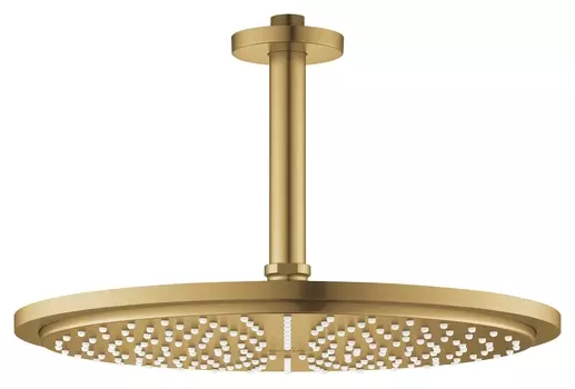 Верхний душ GROHE Rainshower с потолочным кронштейном, холодный рассвет матовый (26067GN0)