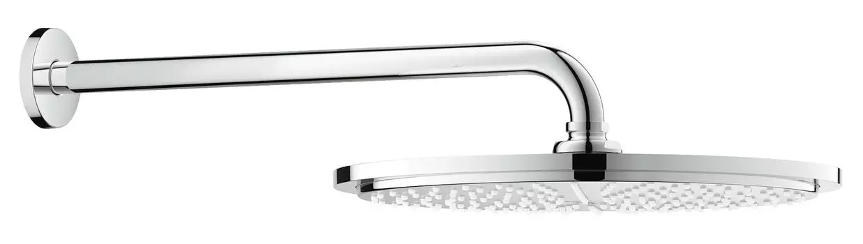 Верхний душ с кронштейном GROHE Rainshower Cosmopolitan Metal, диаметр 310 мм, с ограничением расхода воды, хром (26066000)