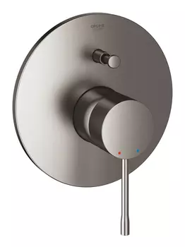 Внешняя часть смесителя для ванны GROHE Essence New, темный графит матовый (19285AL1)