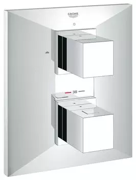 Внешняя часть термостатического смесителя для ванны GROHE Allure Brilliant, хром (19792000)