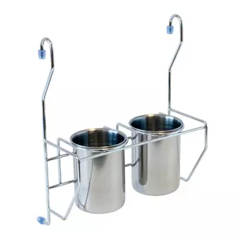 2 стакана для столовых приборов