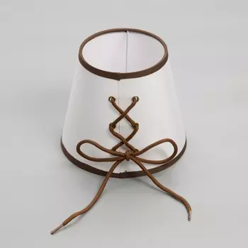 Абажур bayerlux, е14, бело-шоколадный, 151513 см